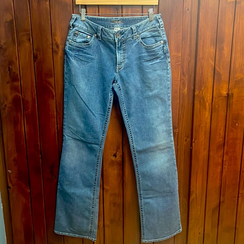 Silver jeans.  Style is Julia.